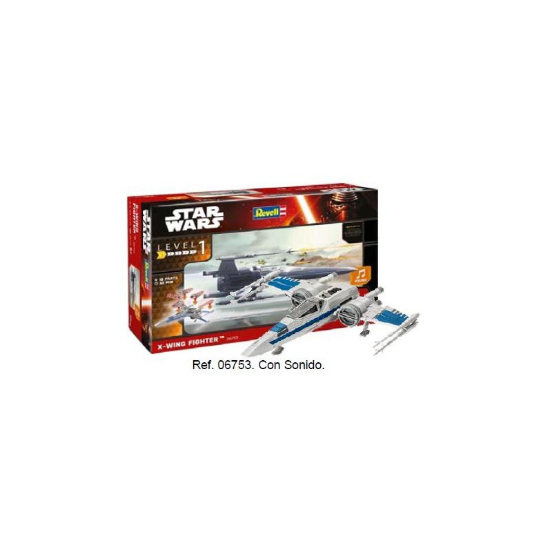 REVELL : STAR WARS  CAZA X-WING  con Luz y Sonido « LEVEL 1 » Escala 1:51