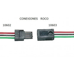 ROCO : FICHA CONEXION 3 POLOS  (unidad)