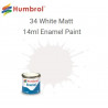 HUMBROL : ESMALTE  color   BLANCO mate