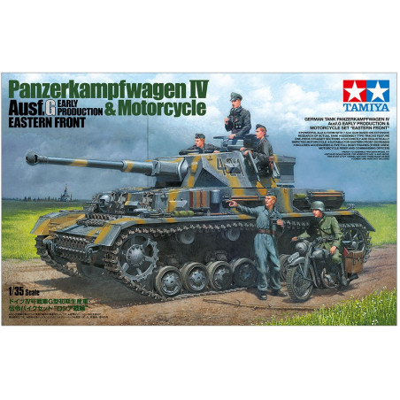 TAMIYA : PANZER IV AUSF.G & MOTORBIKE   escala 1:35