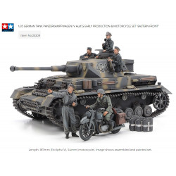 TAMIYA : PANZER IV AUSF.G & MOTORBIKE   escala 1:35