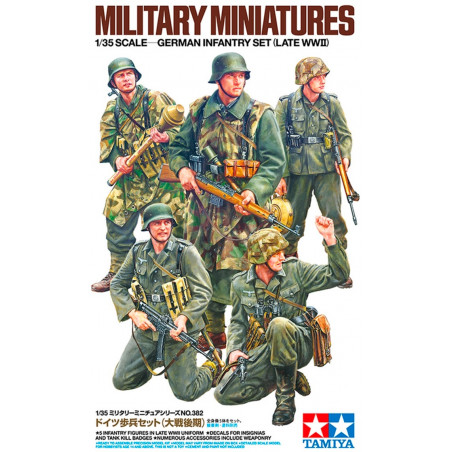 TAMIYA : Figuras Infanteria Alemana Late WWII   escala 1:35