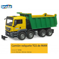 BRUDER : CAMION VOLQUETE...