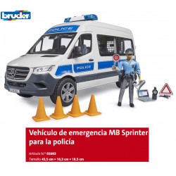 BRUDER : MB SPRINTER POLICIA