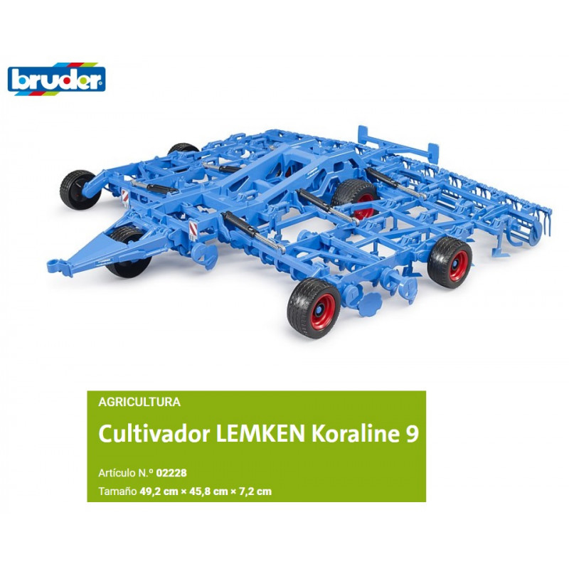 BRUDER : Cultivador LEMKEN Koraline 9