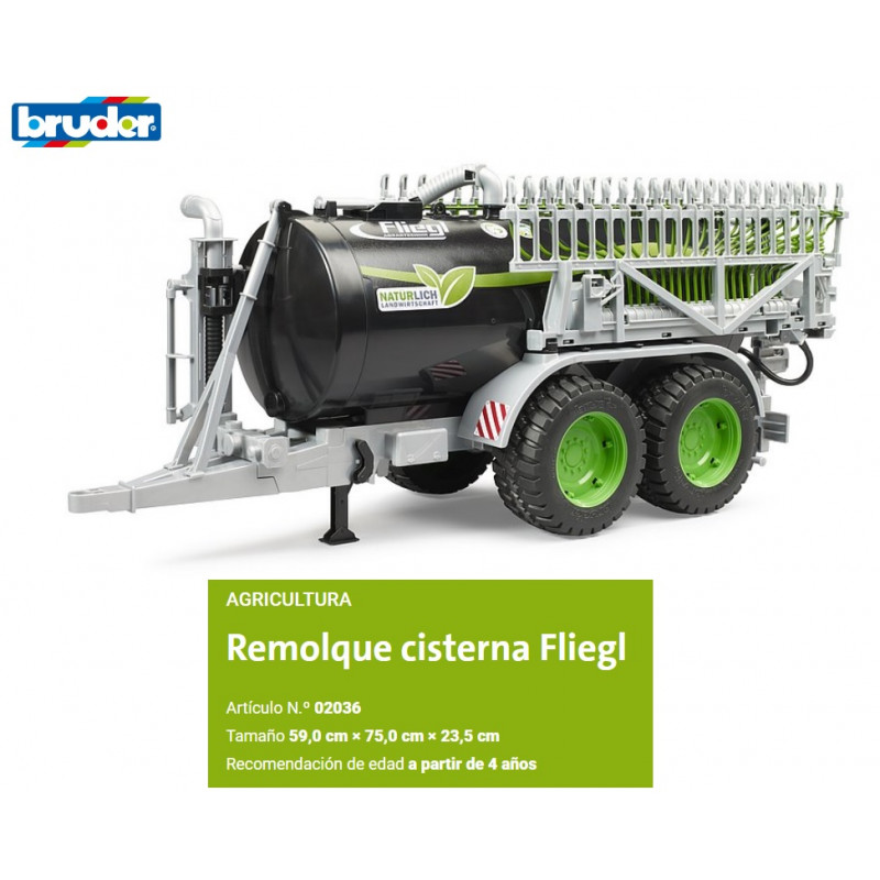 BRUDER : Remolque barril Fliegl Jumbo Line