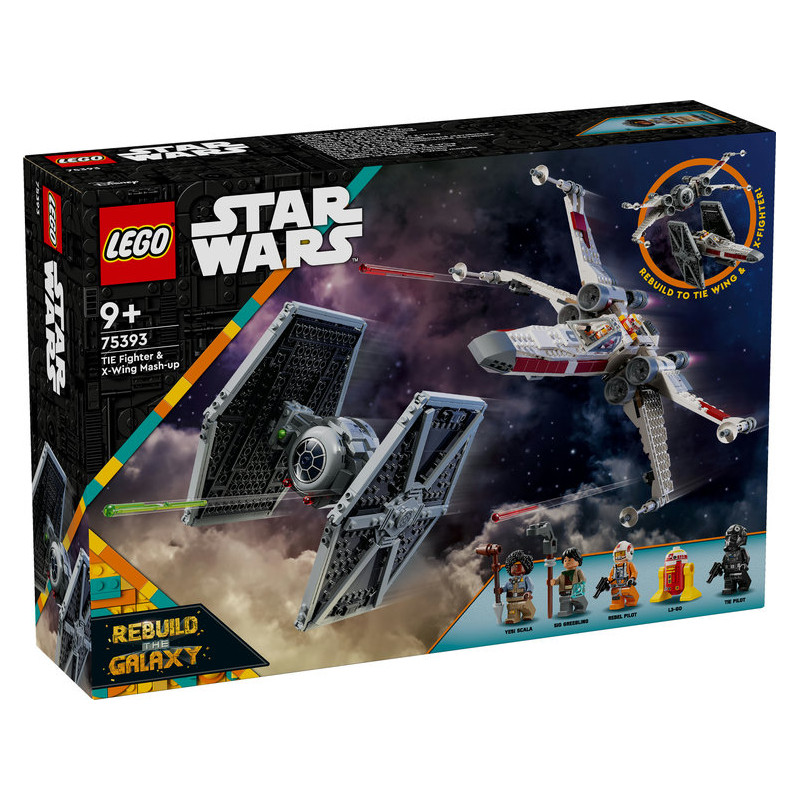 LEGO Star Wars Caza TIE y Ala-X Fusionados  (75393)