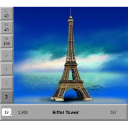 AUE-VERLAG : RECORTABLE « TORRE EIFFEL »