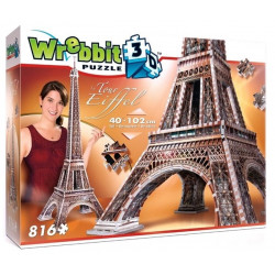 WREBBIT : PUZZLE 3D : TORRE EIFFEL  816 piezas