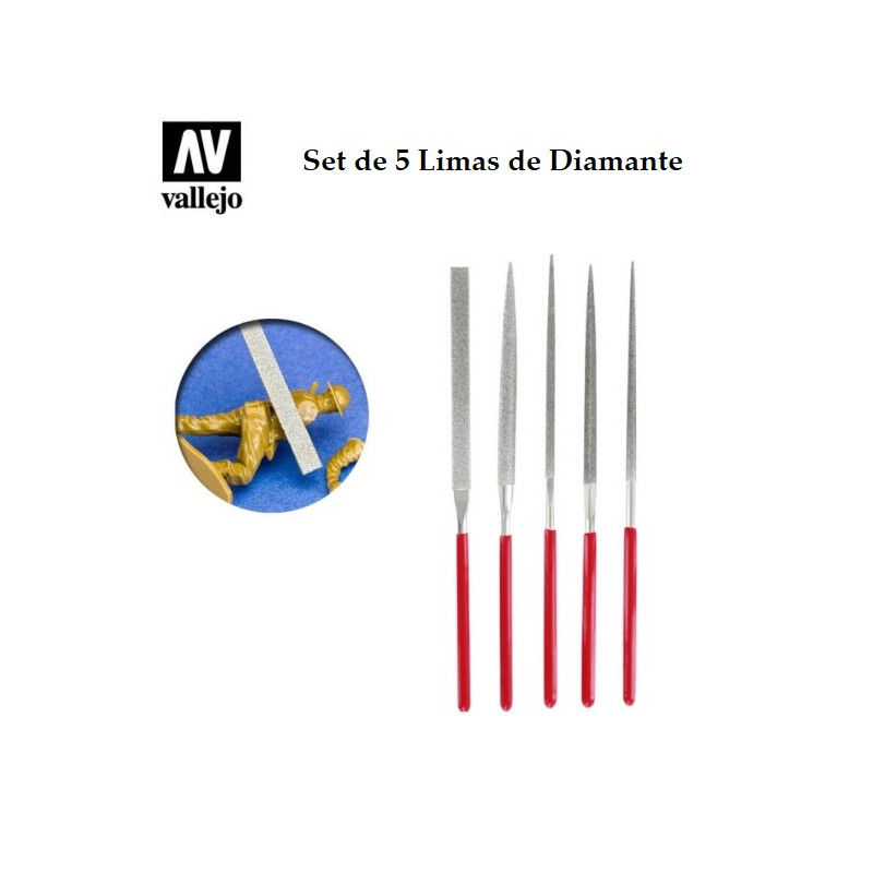 VALLEJO : SET 5  LIMAS DIAMANTE