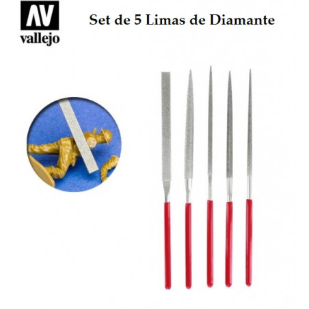 VALLEJO : SET 5  LIMAS DIAMANTE