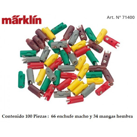 MARKLIN : HEMBRILLAS CONEXION 100 unidades