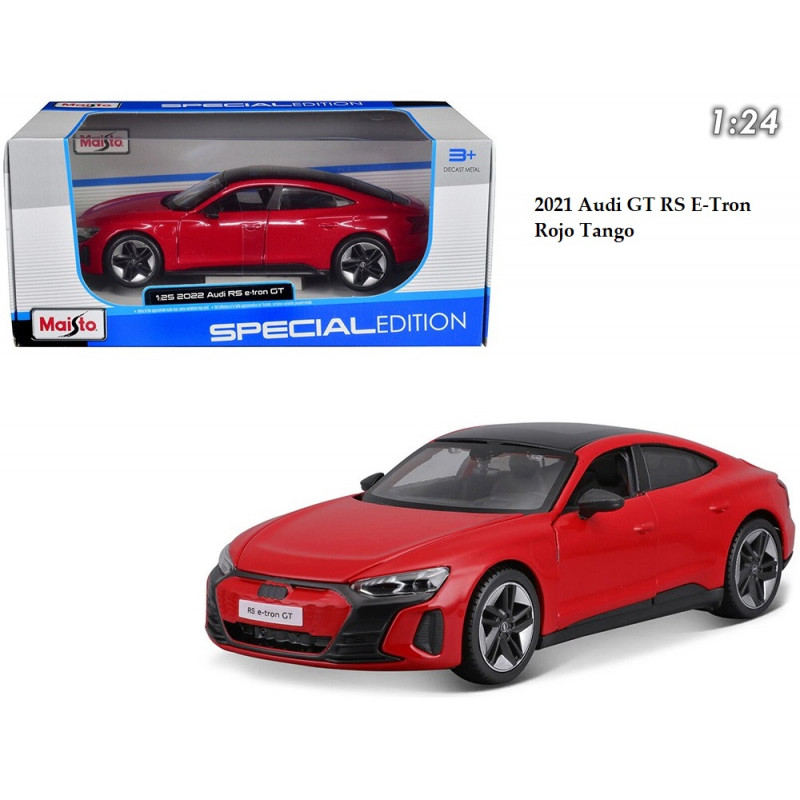 Maisto : 2021 Audi GT RS E-Tron Rojo Tango escala 1:25