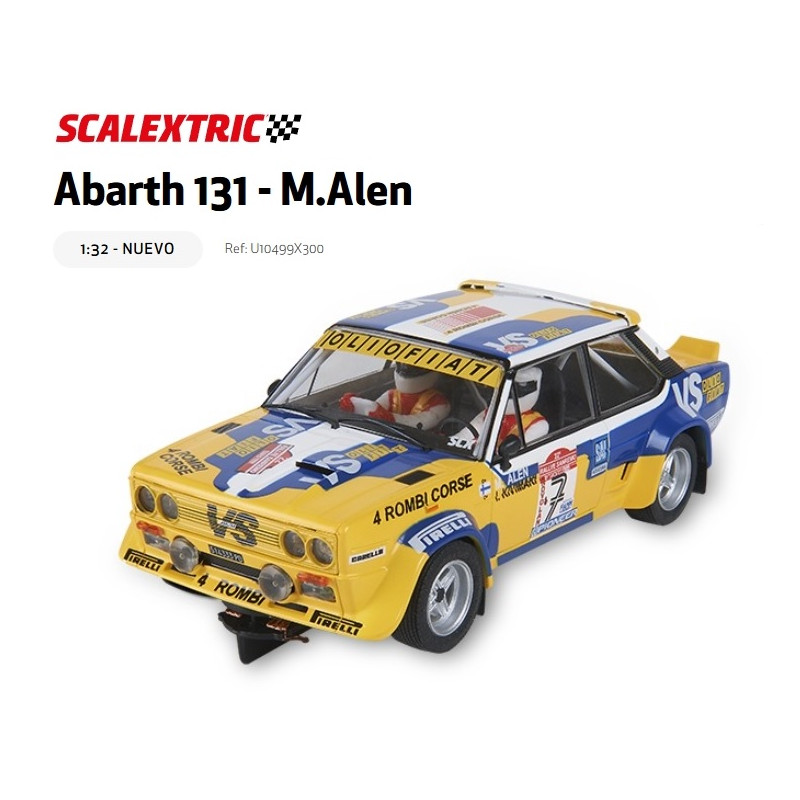 SCALEXTRIC ORIGINAL : ABARTH 131 M.ALEN