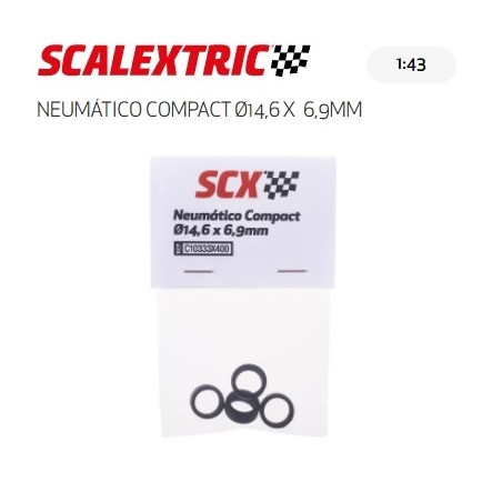 SCALEXTRIC  COMPACT : NEUMATICOS COMPACT