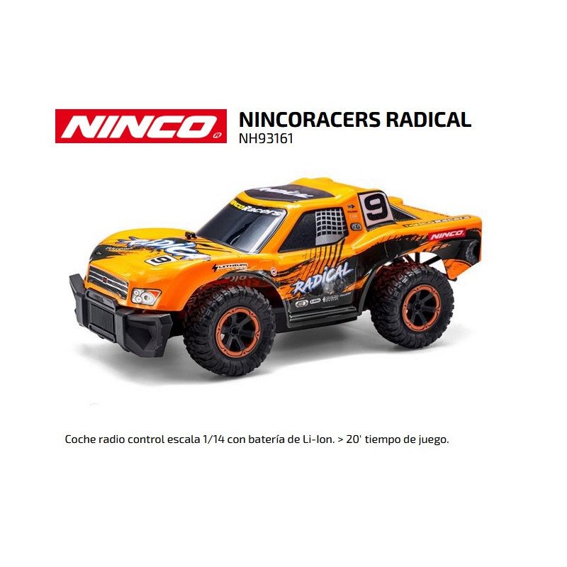 NINCORACERS : RADICAL coche R.C. 2,4 GHz. BAT+CARG