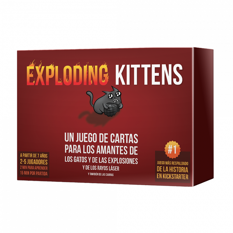 Asmodee : Juego de cartas EXPLODING KITTENS