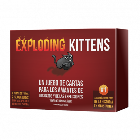 Asmodee : Juego de cartas EXPLODING KITTENS