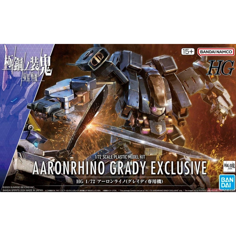 BANDAI : ROBOT HG AARONRHINO GRADY EXCLUSIVO  escala 1:72