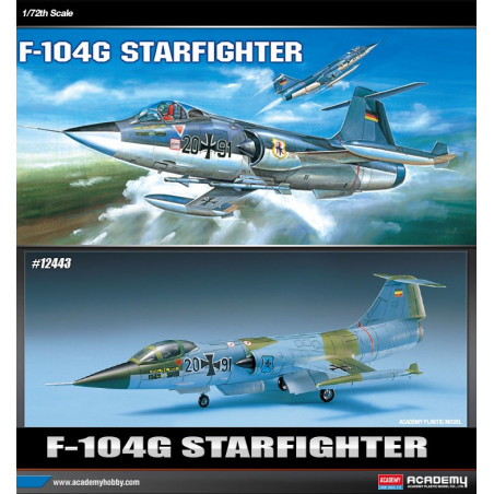 ACADEMY: Avión F-104 G Starfighter  Escala 1:72