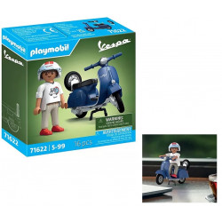 PLAYMOBIL : VESPA 150 SRPINT VELOCE AZUL  AÑO 1969