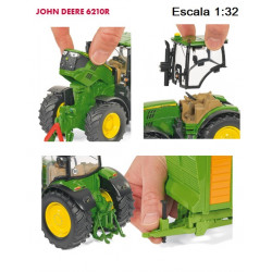 SIKU :  John Deere 6210R  escala 1:32