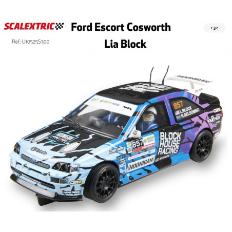 SCALEXTRIC ORIGINAL : Ford Escort Cosworth - Lia Block  Escala 1:32