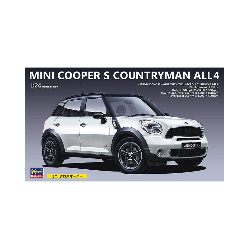 HASEGAWA : MINI COOPER S COUNTRYMAN   Escala 1:24