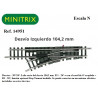 MINITRIX : DESVIO MANUAL Izda. R1  30º