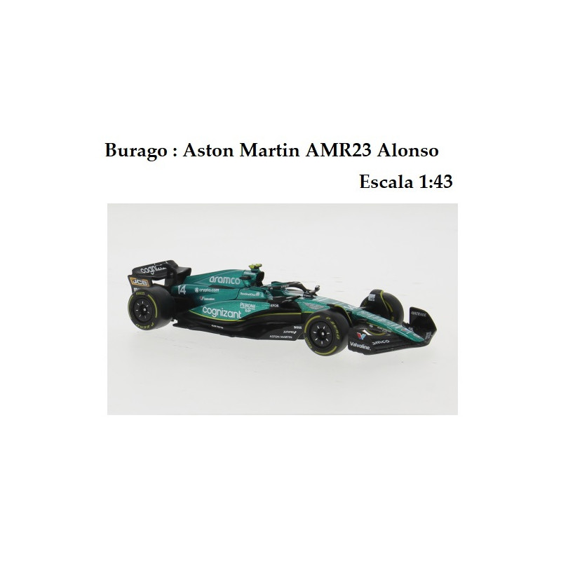 BURAGO : ASTON MARTIN AMR23 2023 ALONSO 1:43