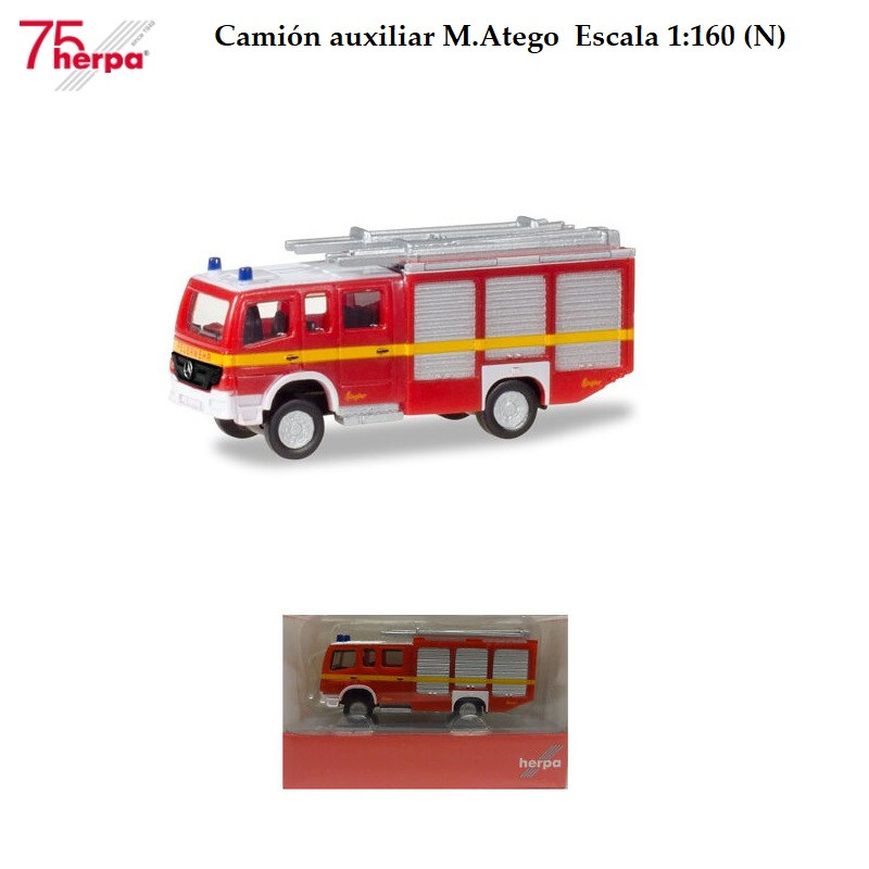 HERPA : CAMION AUX MERCEDES ATEGO   Escala  1:160