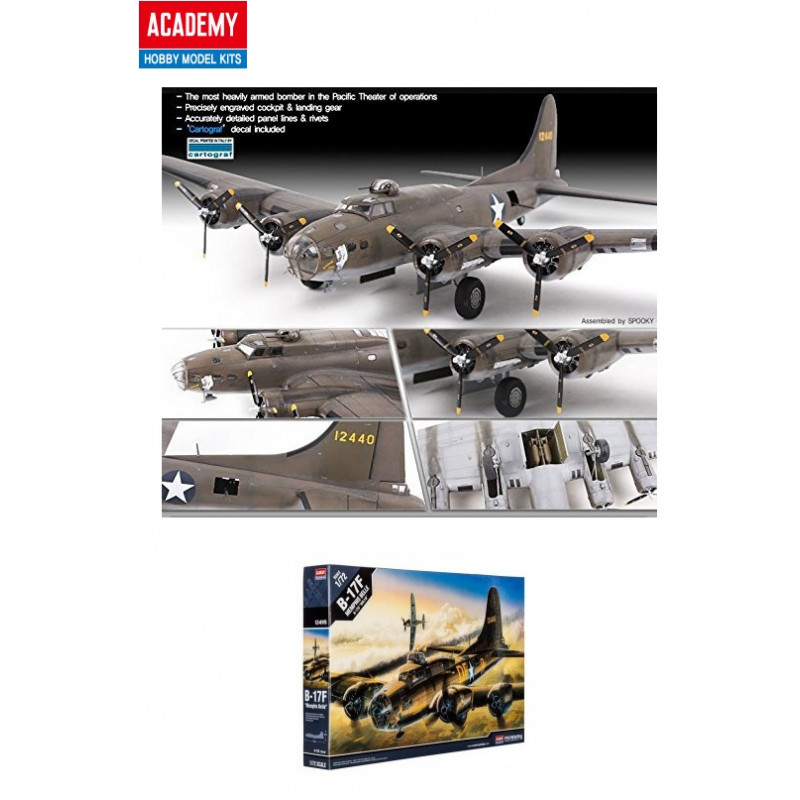 ACADEMI : B-17 F MEMPHIS BELLE   Escala 1:72