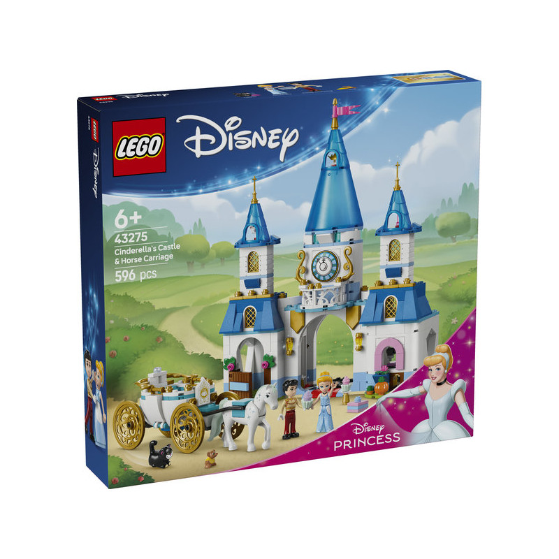 LEGO Disney Princess Castillo y Carroza de Cenicienta  ( 43275 )