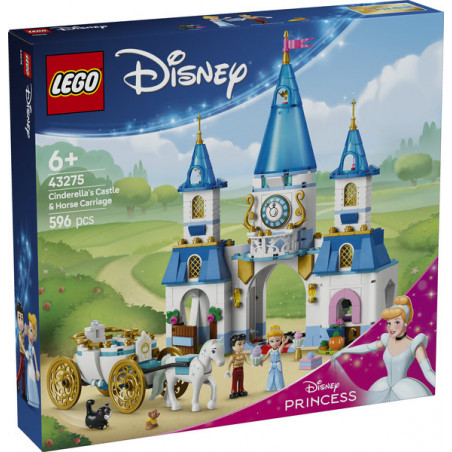 LEGO Disney Princess Castillo y Carroza de Cenicienta  ( 43275 )