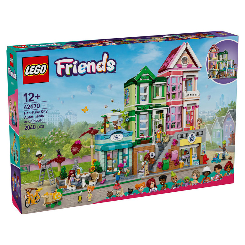 LEGO Friends Apartamentos y Tiendas de Heartlake City (42670)