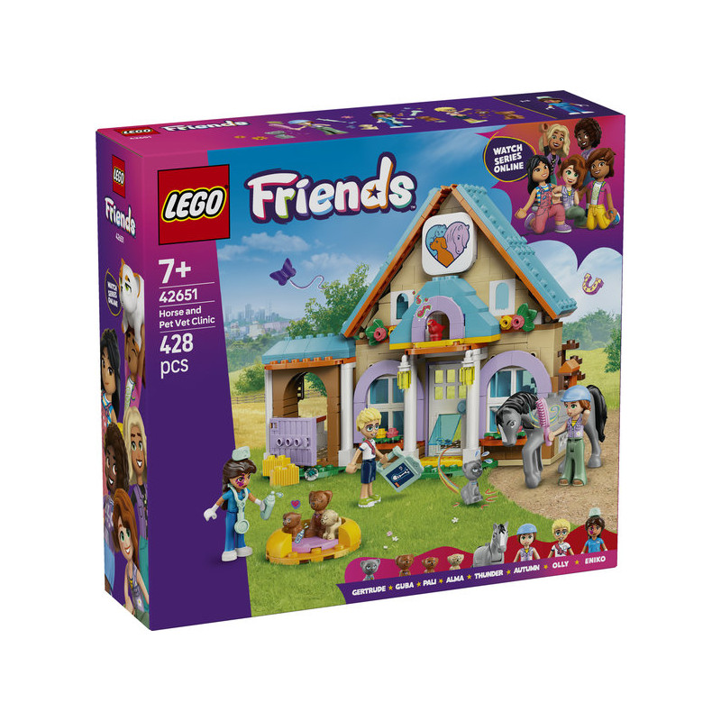 LEGO Friends Caballo y Clínica Veterinaria de Mascotas  (42651)