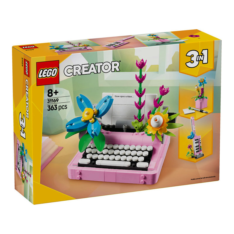 LEGO Creator 3en1 Máquina de Escribir con Flores ( 31169 )