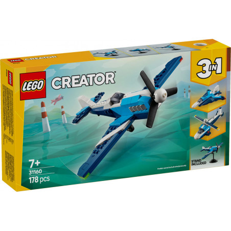 LEGO Creator 3en1 : Aeronave: Avión de Carreras  (31160)