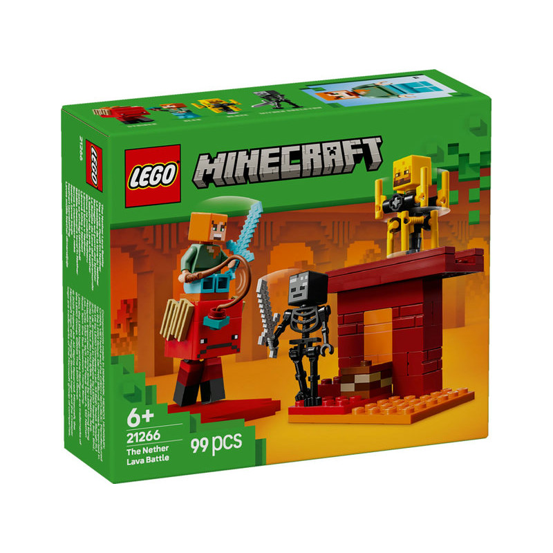 LEGO Minecraft : La Batalla de Lava del Inframundo