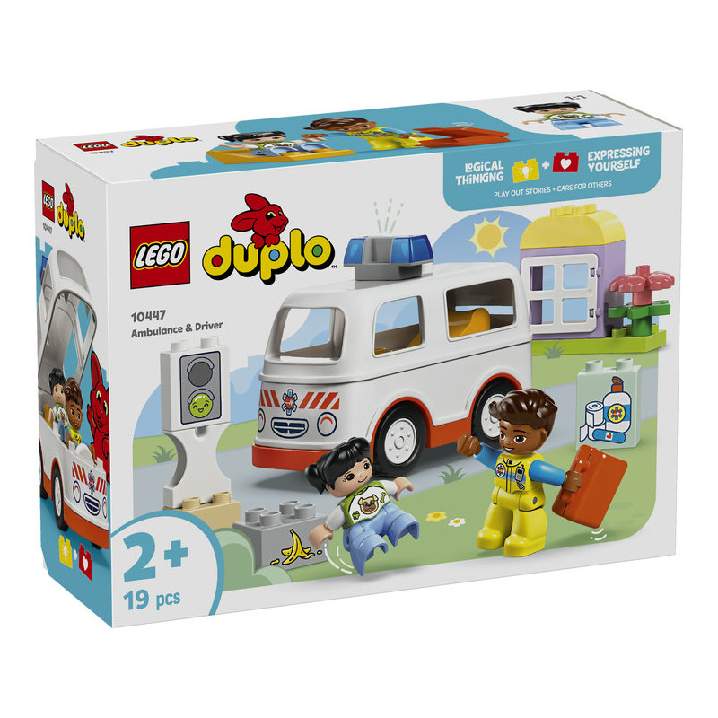 LEGO DUPLO : AMBULANCIA Y CONDUCTOR