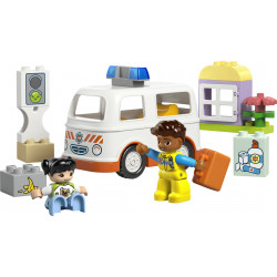 LEGO DUPLO : AMBULANCIA Y CONDUCTOR