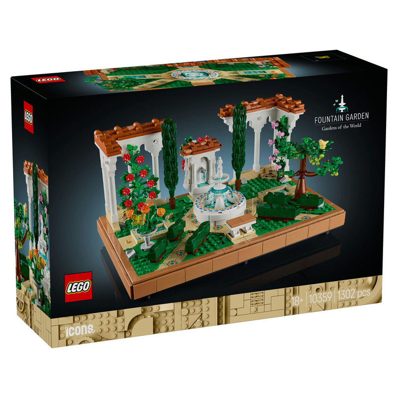 LEGO ICONS : Jardín con Fuente