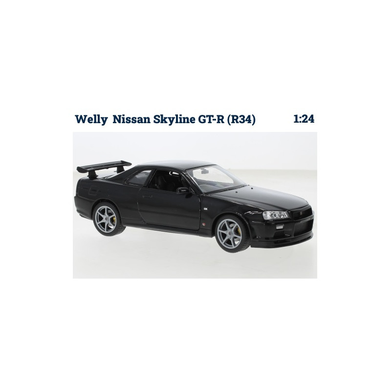 WELLY : NISSAN SKYLINE GTR R-34  escala 1:24