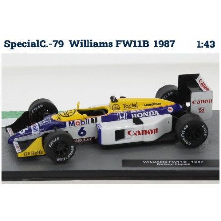 SPECIAL C : FORMULA 1 WILLIAMS 1987  ESCALA 1:43