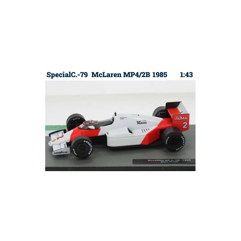 SPECIAL C : FORMULA 1 MC LAREN MP4 1985   ESCALA 1:43