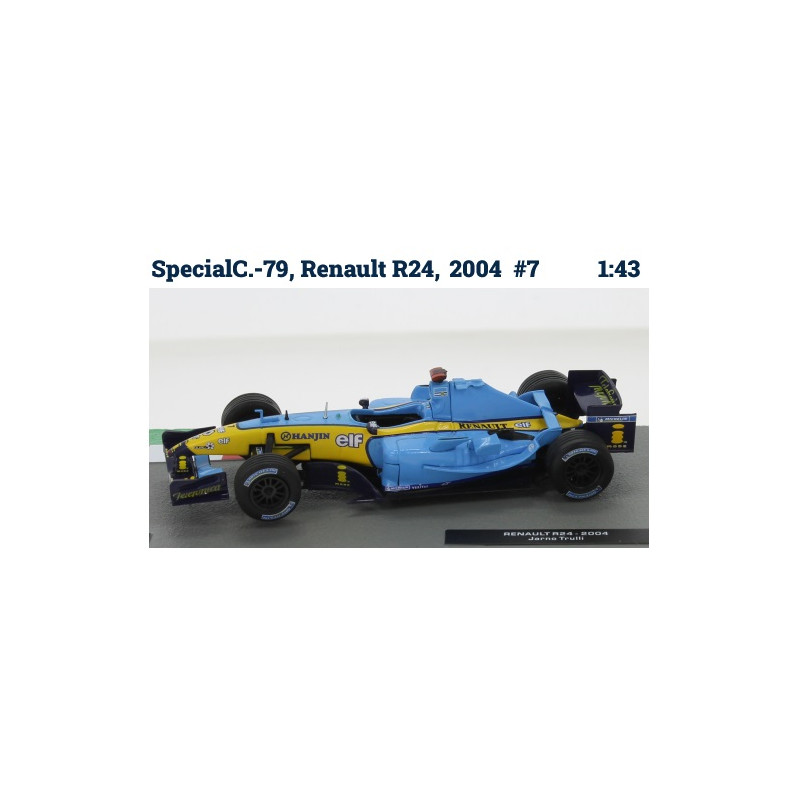 SPECIAL C : FORMULA 1 RENAULT ALONSO 2004  ESCALA 1:43