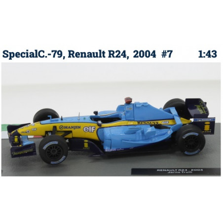 SPECIAL C : FORMULA 1 RENAULT ALONSO 2004  ESCALA 1:43