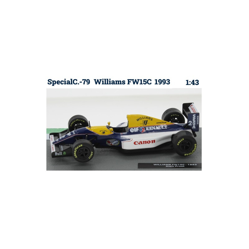 SPECIAL C : FORMULA 1 WILLIAMS 1993  ESCALA 1:43