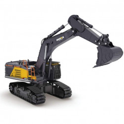 HUINA : Excavadora R.C. VOLVO - SEMI METALICA   Escala 1:14