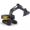 HUINA : Excavadora R.C. VOLVO - SEMI METALICA   Escala 1:14